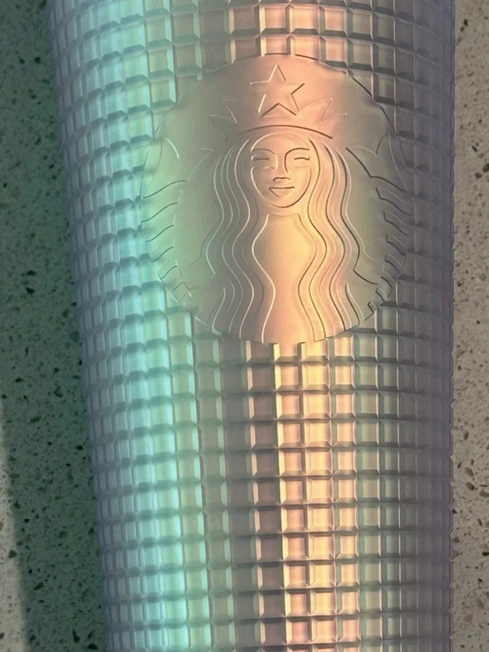 Starbucks Iridescent Grid Tumbler